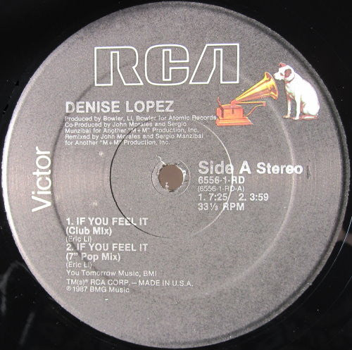 Denise Lopez : If You Feel It (12")