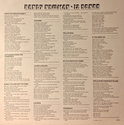 Randy Newman : 12 Songs (LP, Album)