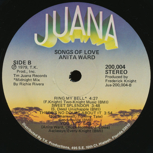 Anita Ward : Songs Of Love (LP, Album)