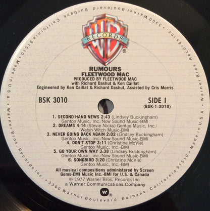 Fleetwood Mac : Rumours (LP, Album, RE)