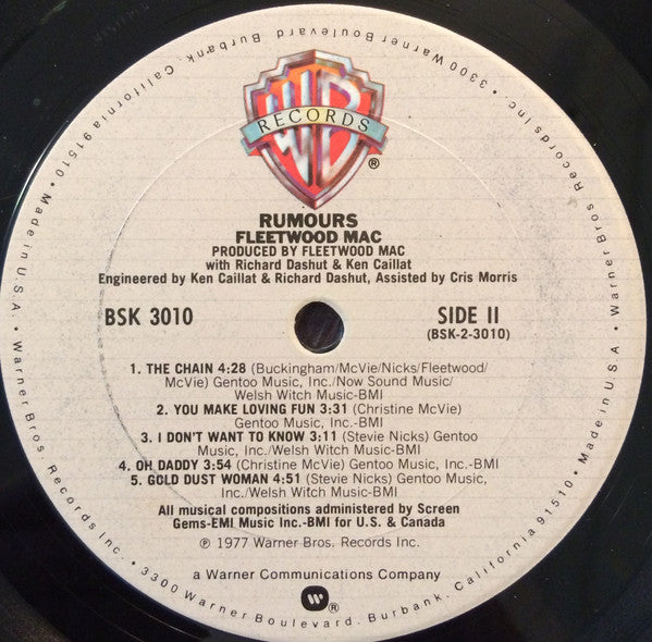 Fleetwood Mac : Rumours (LP, Album, RE)