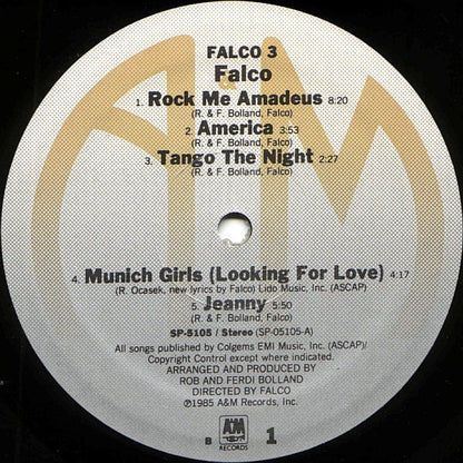 Falco : Falco 3 (LP, Album, B -)