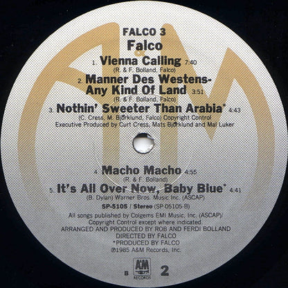 Falco : Falco 3 (LP, Album, B -)
