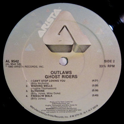Outlaws : Ghost Riders (LP, Album, Kee)
