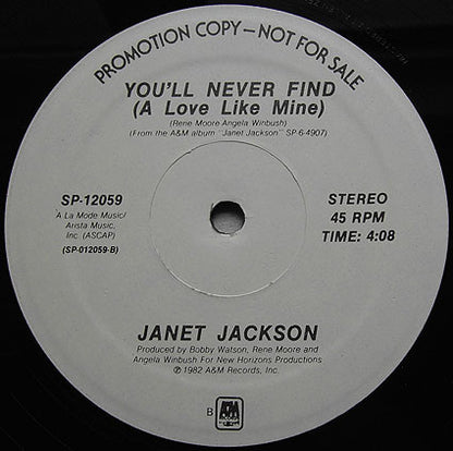 Janet Jackson : Say You Do (12", Promo)