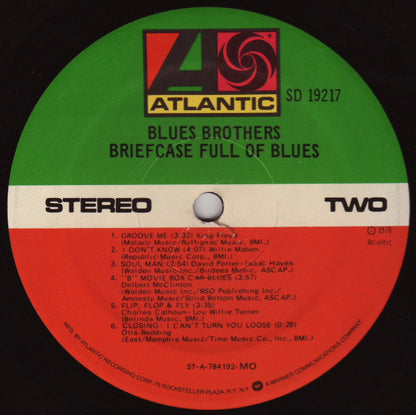 The Blues Brothers : Briefcase Full Of Blues (LP, Album, MO)