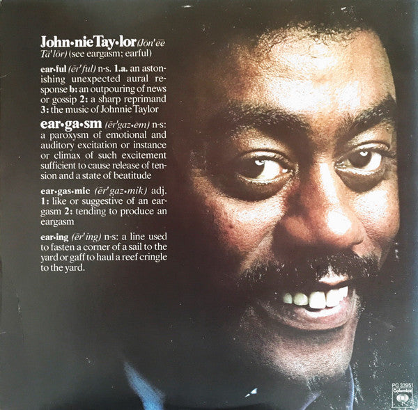 Johnnie Taylor : Eargasm (LP, Album, RE)