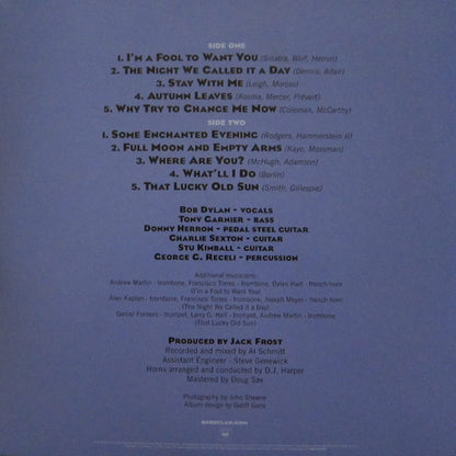 Bob Dylan : Shadows In The Night (LP, Album, 180 + CD, Album + Ltd)
