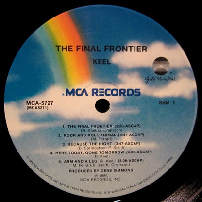 Keel : The Final Frontier (LP, Album, Pin)