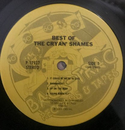 The Cryan' Shames : The Best Of The Cryan' Shames (LP, Comp)