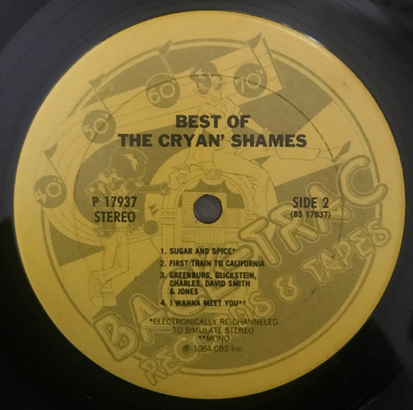 The Cryan' Shames : The Best Of The Cryan' Shames (LP, Comp)