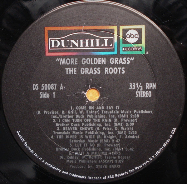 The Grass Roots : More Golden Grass (LP, Comp, Pit)