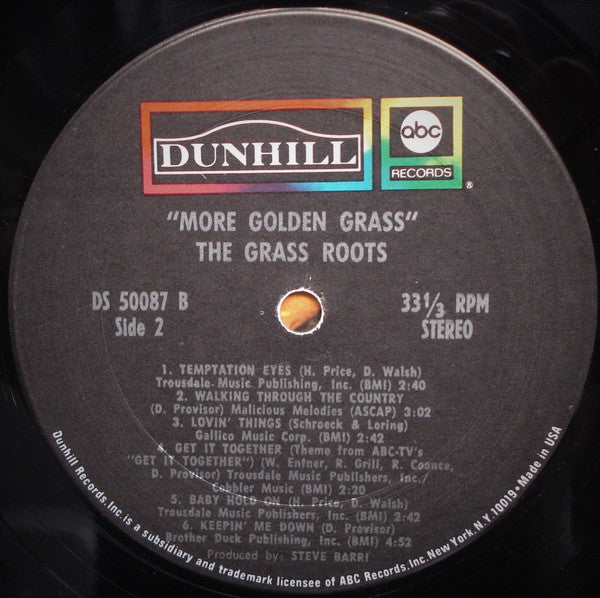 The Grass Roots : More Golden Grass (LP, Comp, Pit)
