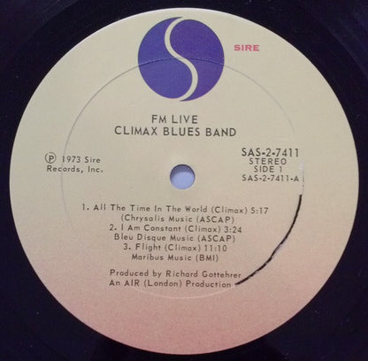 Climax Blues Band : FM / Live (2xLP, Album, PRC)