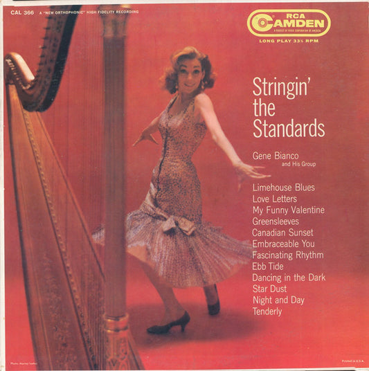 Gene Bianco And His Group : Stringin' The Standards (LP, Album, Mono)