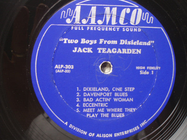 Jonah Jones Quintet, Jack Teagarden And The Kings Of Dixieland : Two Boys From Dixieland (LP, Comp, Mono)