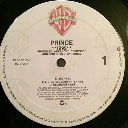 Prince : 1999 (2xLP, Album, RE)