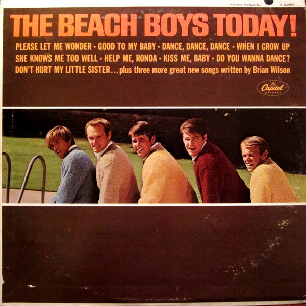 The Beach Boys : The Beach Boys Today! (LP, Album, Mono, Scr)