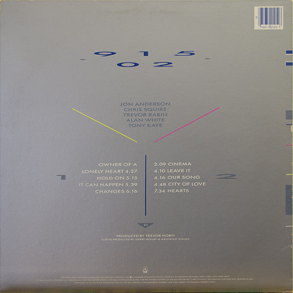 Yes : 90125 (LP, Album, SP)
