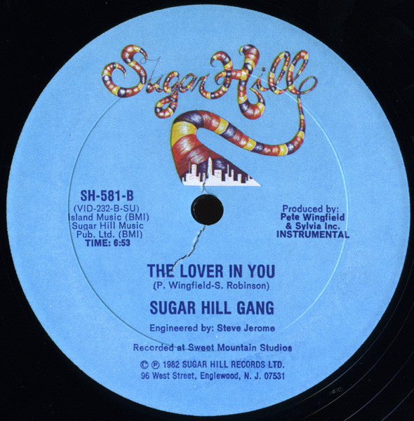 Sugarhill Gang : The Lover In You (12", Single)