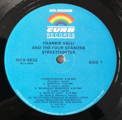 Frankie Valli And The Four Seasons : Streetfighter (LP, Album, Glo)