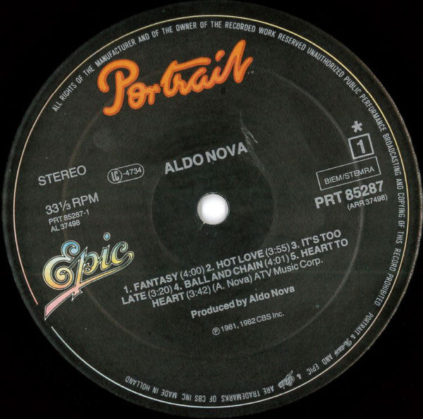 Aldo Nova : Aldo Nova (LP, Album)