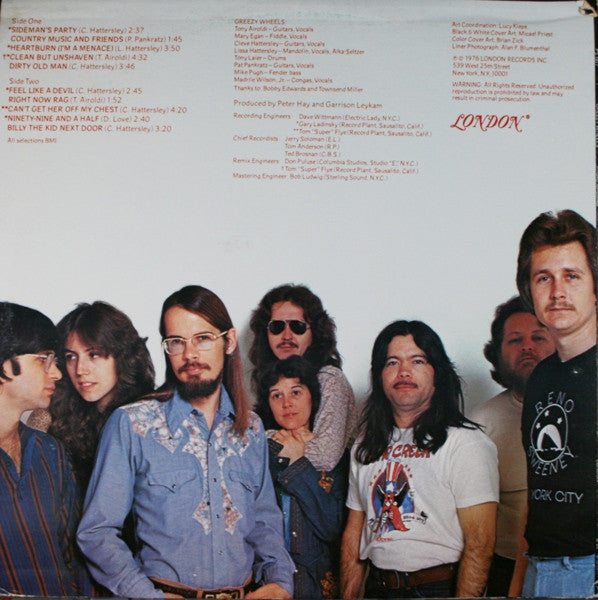 Greezy Wheels : Radio Radials (LP, Album, TH-)