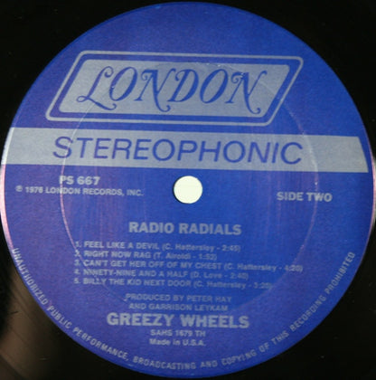 Greezy Wheels : Radio Radials (LP, Album, TH-)