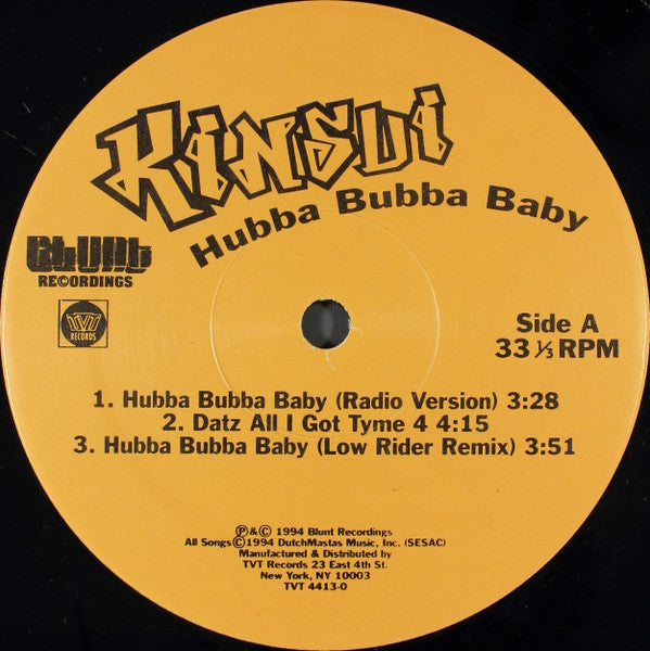 Kinsu : Hubba Bubba Baby (12")