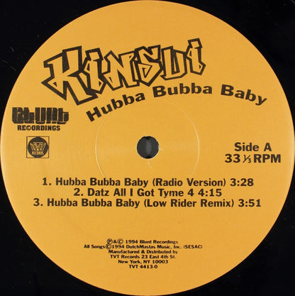 Kinsu : Hubba Bubba Baby (12")