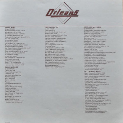 Orleans : Let There Be Music (LP, Album, CP)