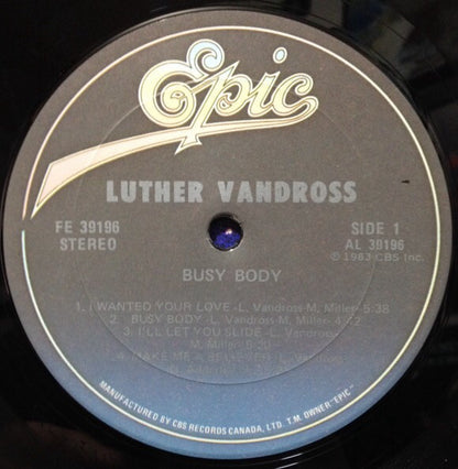Luther Vandross : Busy Body (LP, Album)