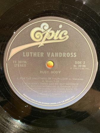 Luther Vandross : Busy Body (LP, Album)
