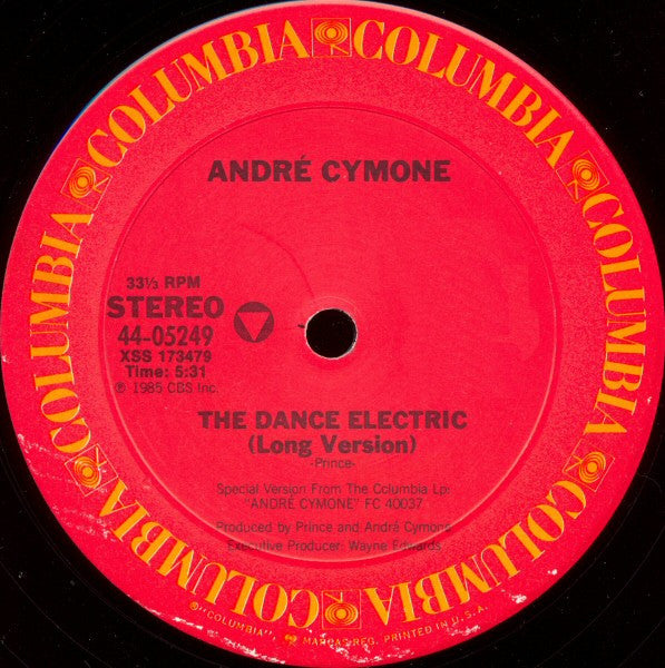 André Cymone : The Dance Electric (12", Single)