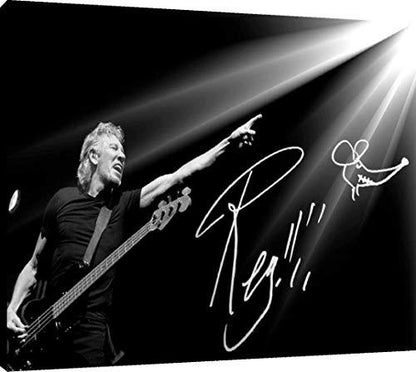 Roger Waters - Canvas Autograph Print