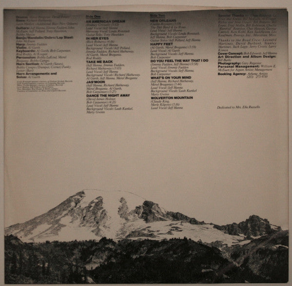 The Dirt Band : An American Dream (LP, Album, Club, Ind)