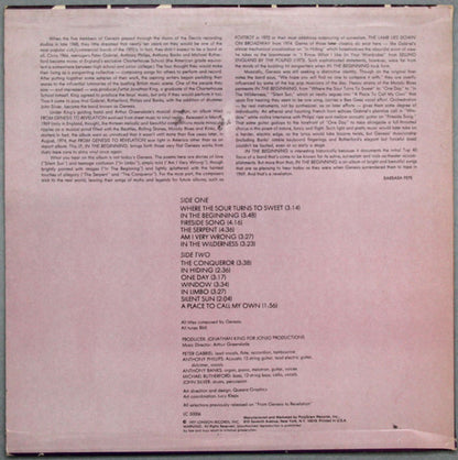 Genesis : In The Beginning (LP, Album, RE, PRC)