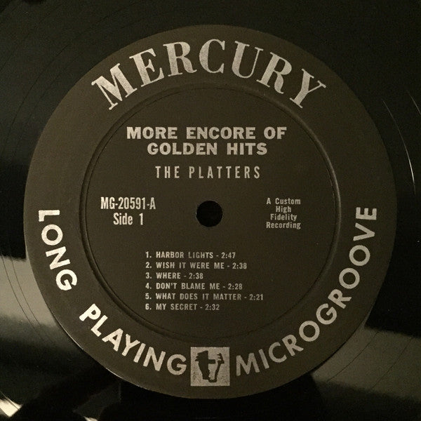 The Platters : More Encore Of Golden Hits (LP, Comp, Mono)