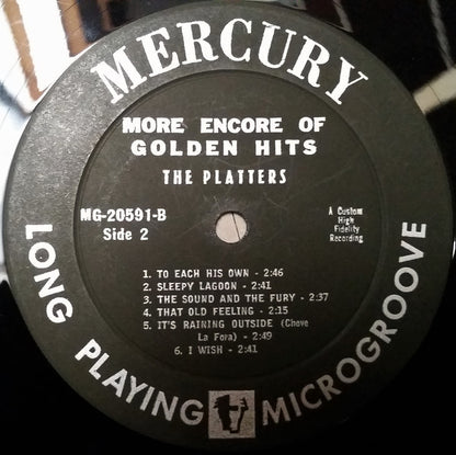 The Platters : More Encore Of Golden Hits (LP, Comp, Mono)