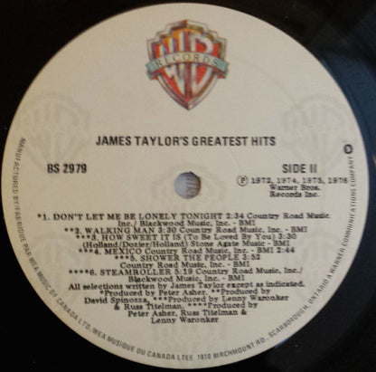 James Taylor (2) : James Taylor's Greatest Hits (LP, Comp, Gat)