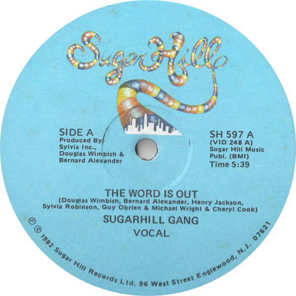Sugarhill Gang : The Word Is Out (12")