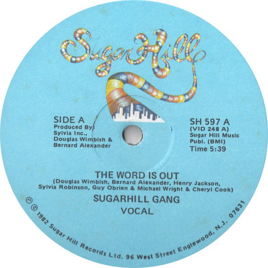 Sugarhill Gang : The Word Is Out (12")