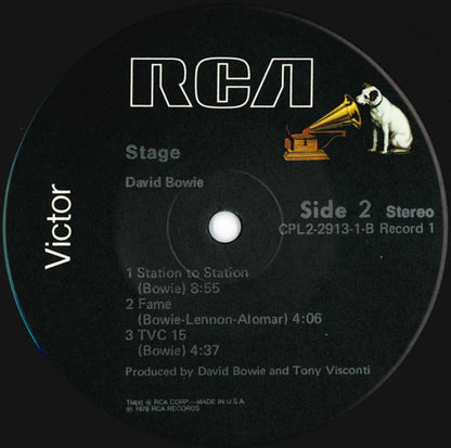 David Bowie : Stage (2xLP, Album, Gat)