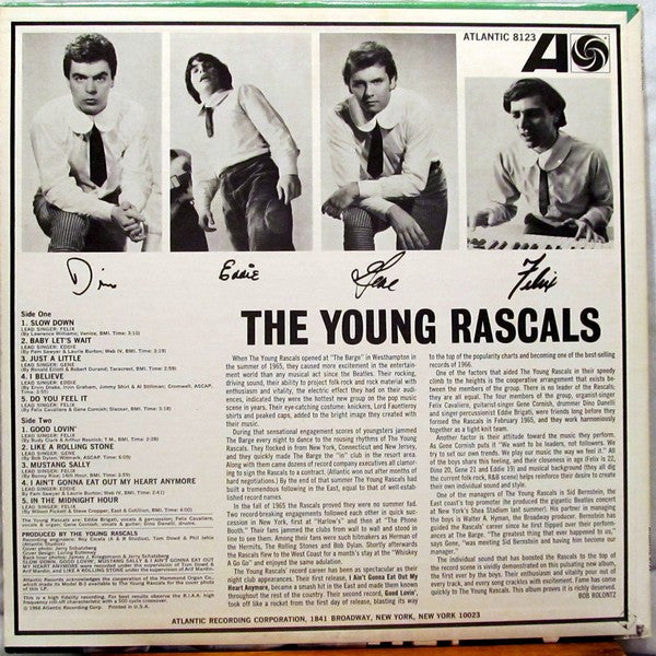The Young Rascals : The Young Rascals (LP, Album, Mono)