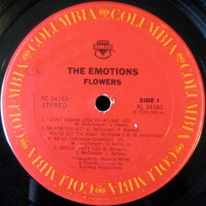 The Emotions : Flowers (LP, Album, San)