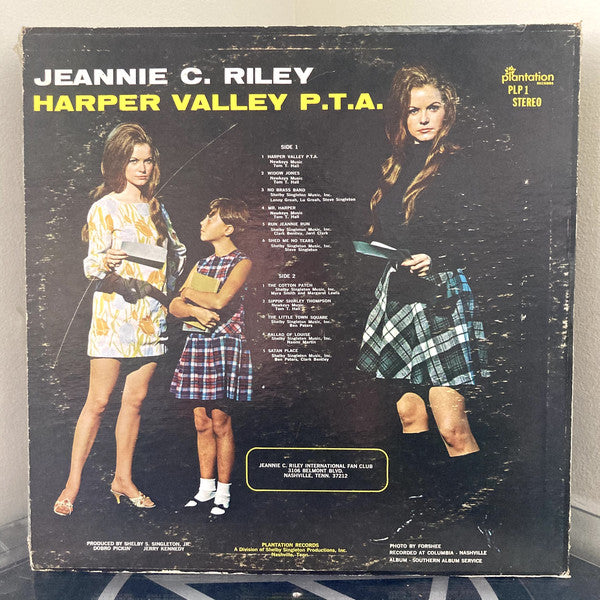 Jeannie C. Riley : Harper Valley P.T.A. (LP, Album, Club)