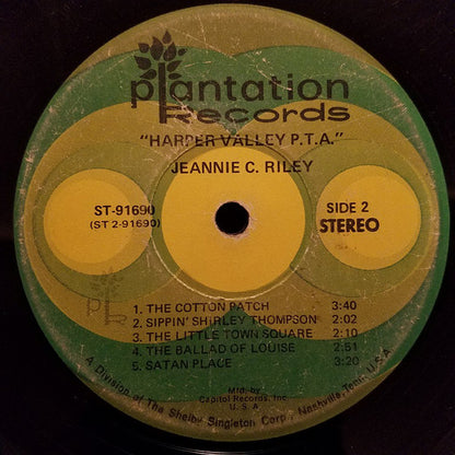 Jeannie C. Riley : Harper Valley P.T.A. (LP, Album, Club)