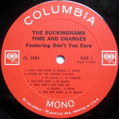 The Buckinghams : Time & Charges (LP, Album, MP, mon)