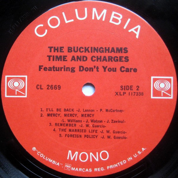 The Buckinghams : Time & Charges (LP, Album, MP, mon)