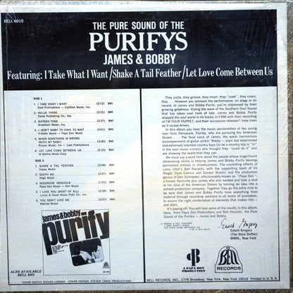 James & Bobby Purify : The Pure Sound Of The Purifys - James & Bobby (LP, Album, Mono, Bes)